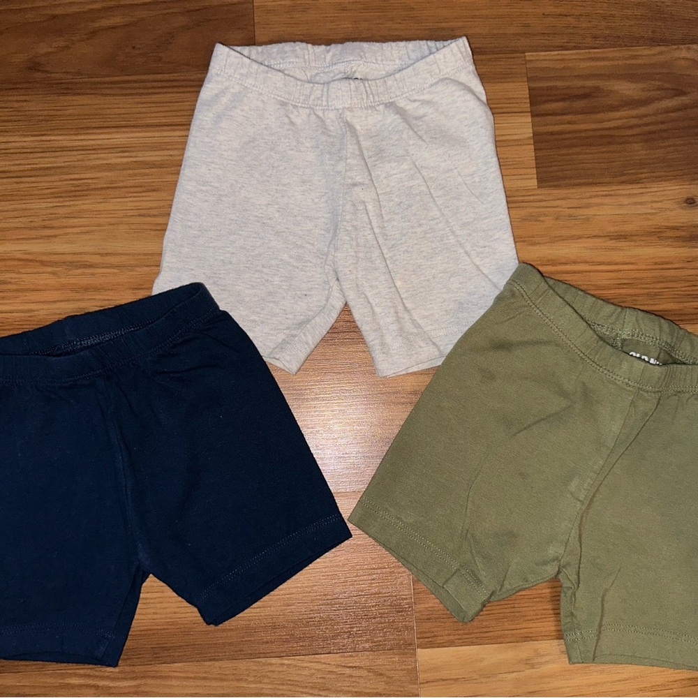 Old Navy Kids Shorts Trio - Navy, Olive, Gray